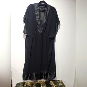 LANE BRYANT WOMEN'S 22/24W BLACK COCKTAIL DRESS